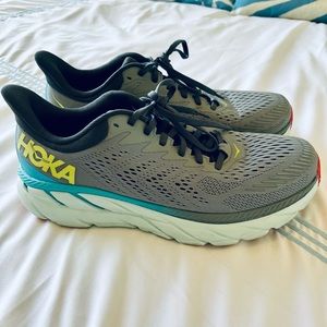 Hoka One One Clifton 7 running shoes. Size 10 Mens. Great used condition.